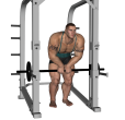 Row - Bent Knee Smith Machine Close